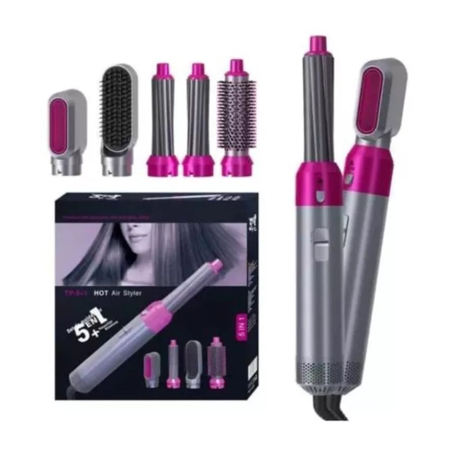 Cepillo Secador De Pelo 5 En 1 Rizador Secador Automático