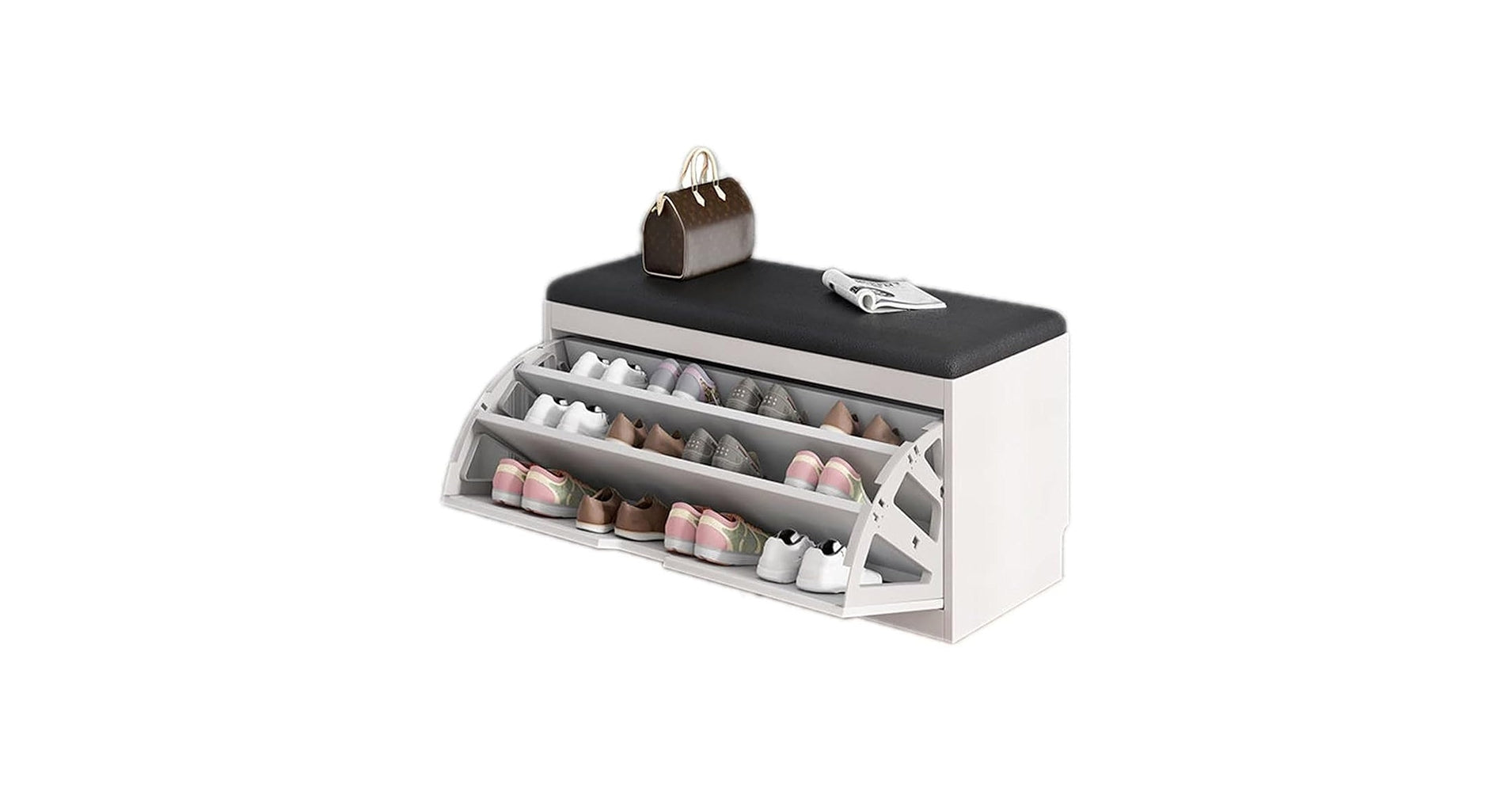 Zapatero Mueble Organizador Con Asiento