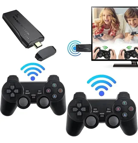 Controles Inalámbricos Dobles 4k Juegos Retro 64g 10000+