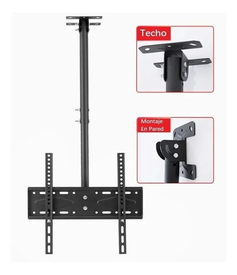 SOPORTE TV TECHO PARED AJUSTABLE 26 A 55 PULGADAS