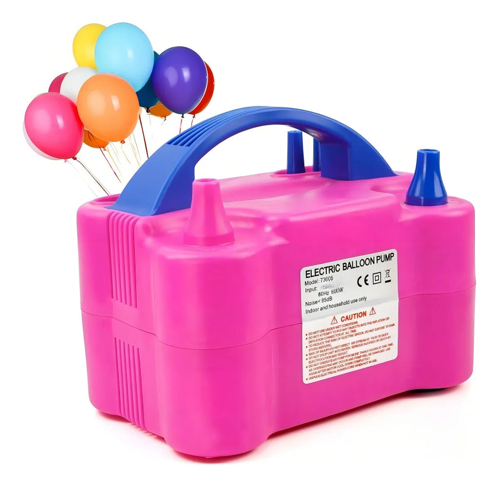 Inflador de Globos Electrico Rosa