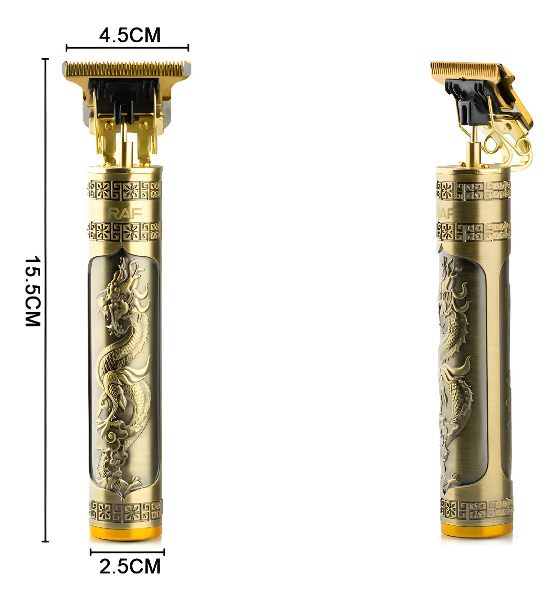 Maquina De Cortar T9 Dorado Pelo Recortadora Patillera Vintage Dragon