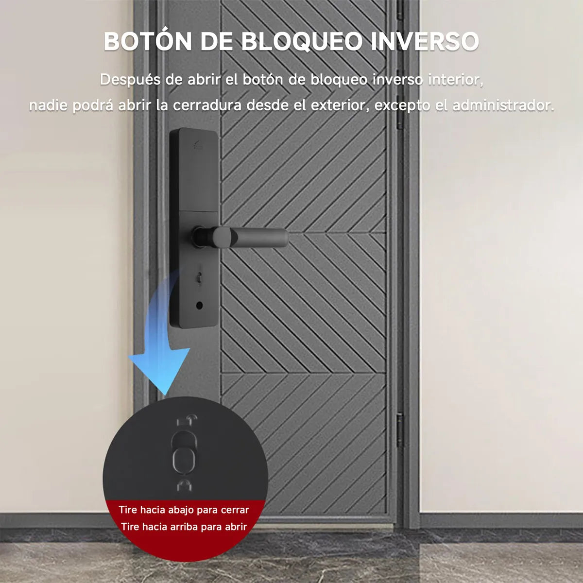 Cerradura inteligente digital inteligente Smart Life Tuya App Wifi