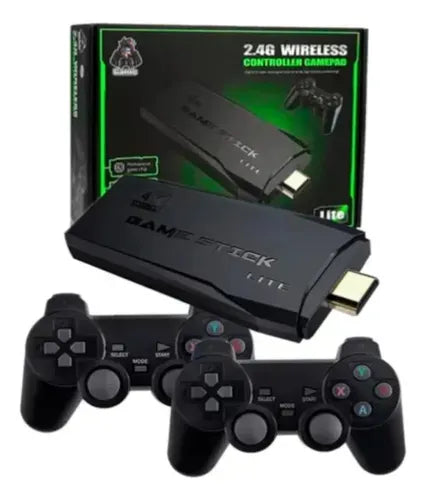 Controles Inalámbricos Dobles 4k Juegos Retro 64g 10000+