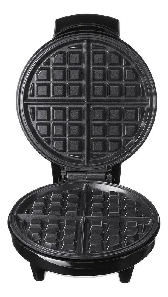 Waflera Electrica Máquina Hacer Waffles Cocina Reposteria Xl Negro