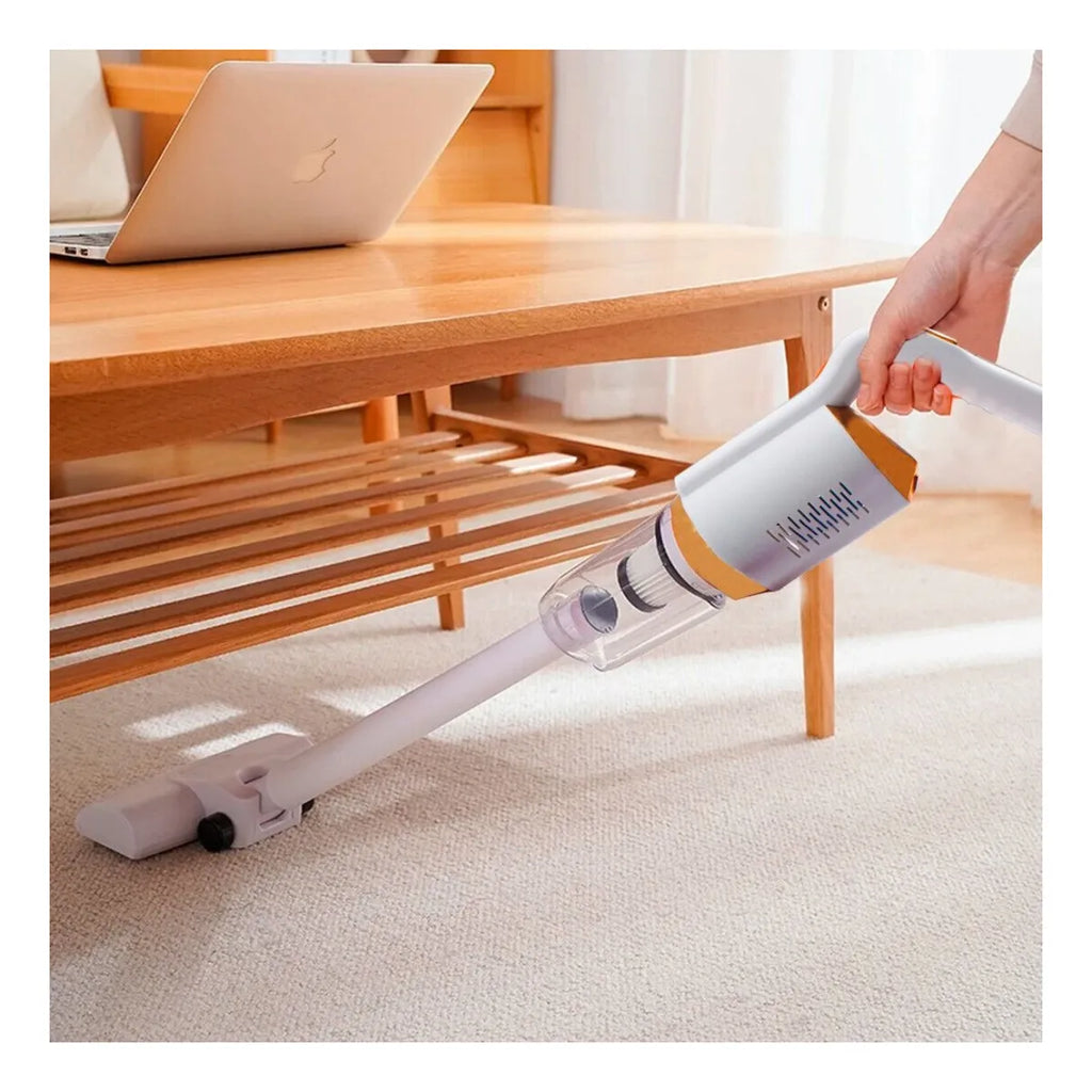 Aspiradora De Mano Inalámbrica Alta Potencia Recargable - Blanco