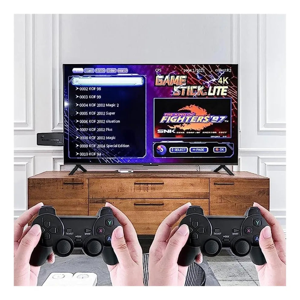 Controles Inalámbricos Dobles 4k Juegos Retro 64g 10000+