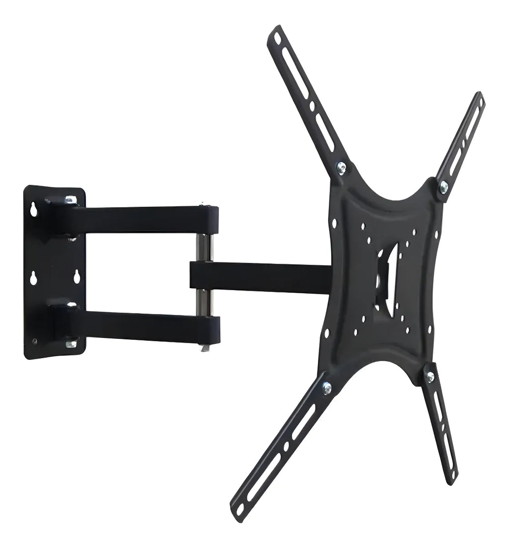 Soporte Tv Brazo Home Desing - 117B-2 14 a 55 Pulgadas Peso Max 50kg Color Negro