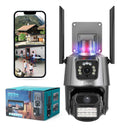 Camara Domo Doble Lente Full Hd 6mp Con Alarma App Icsee