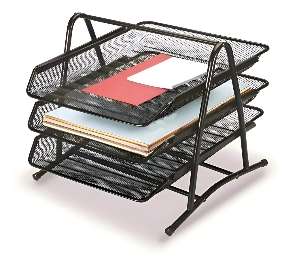 Bandeja Metalica 3 Niveles Organizador Oficina