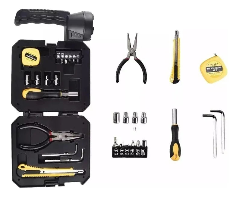 LINTERNA LAMPARA SOLAR POWER BANK CON HERRAMIENTAS