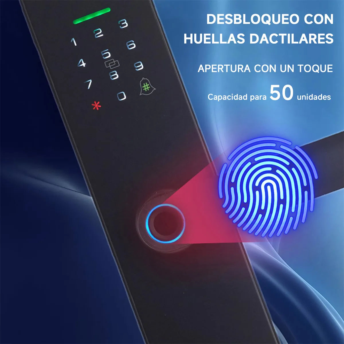 Cerradura inteligente digital inteligente Smart Life Tuya App Wifi