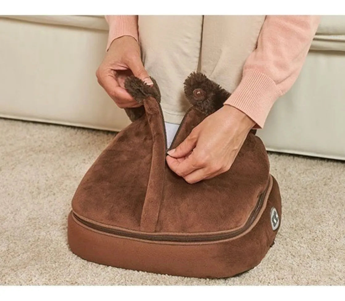 Bota Calefactor Calienta Masaje Pies Cuello Espalda Abdomen