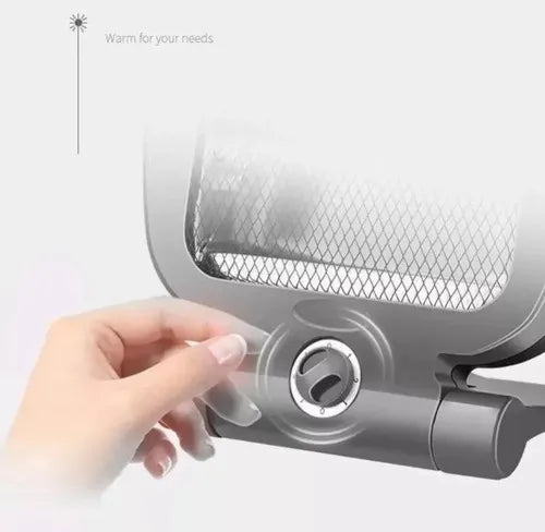 Calefactor Estufa Halógeno 800w Bajo Consumo Estufa Color Bl Blanco