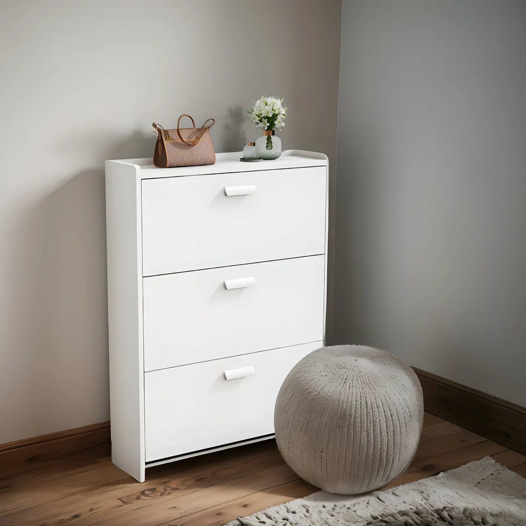 Zapatero Recibidor Organizador Para Zapatos 3 Cajones