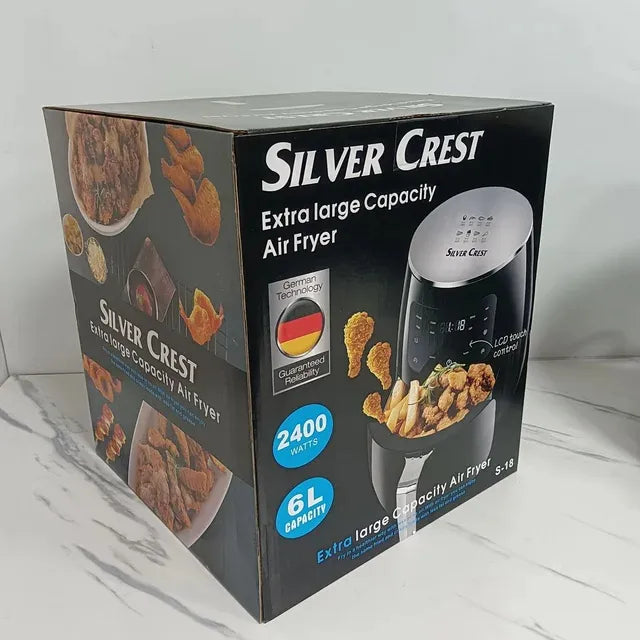 Freidora Aire Airfryer Digital 6 Litros Sin Aceite Color Negro, Verder, Rojo