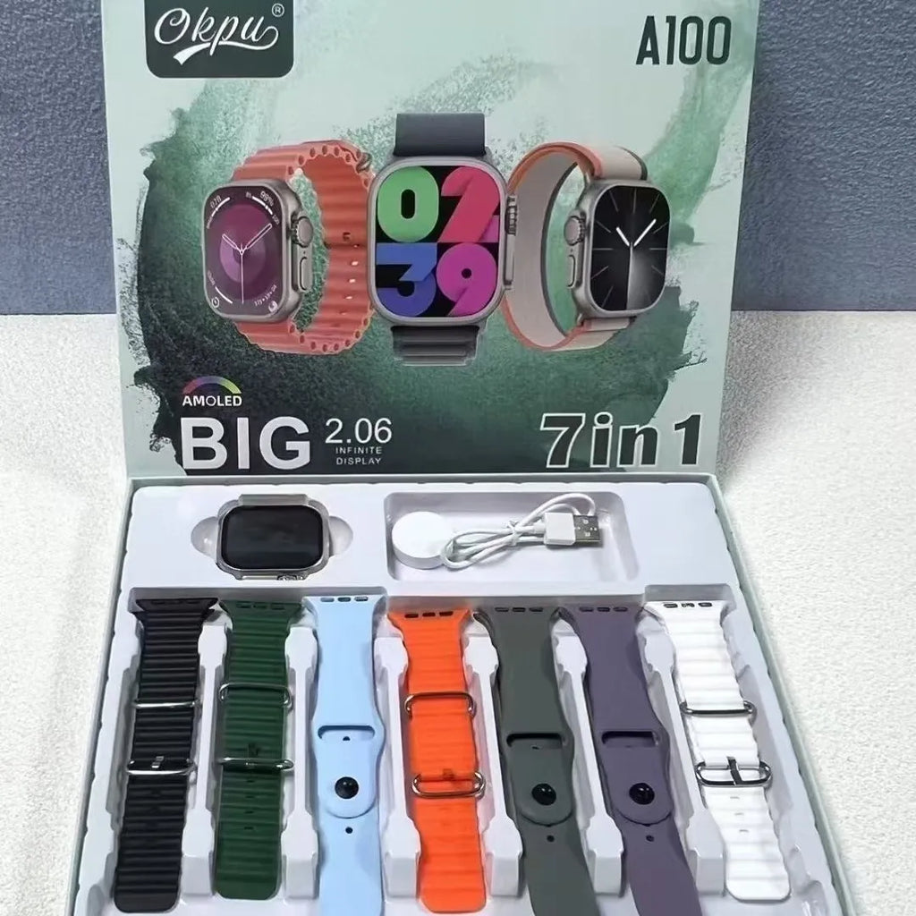 RELOJ SMARTWATCH A100 7 EN 1
