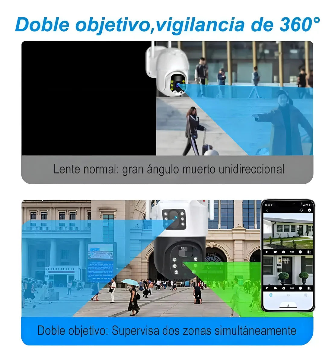 Camara Solar 4mp Exterior Binocular Wifi Vision Nocturna