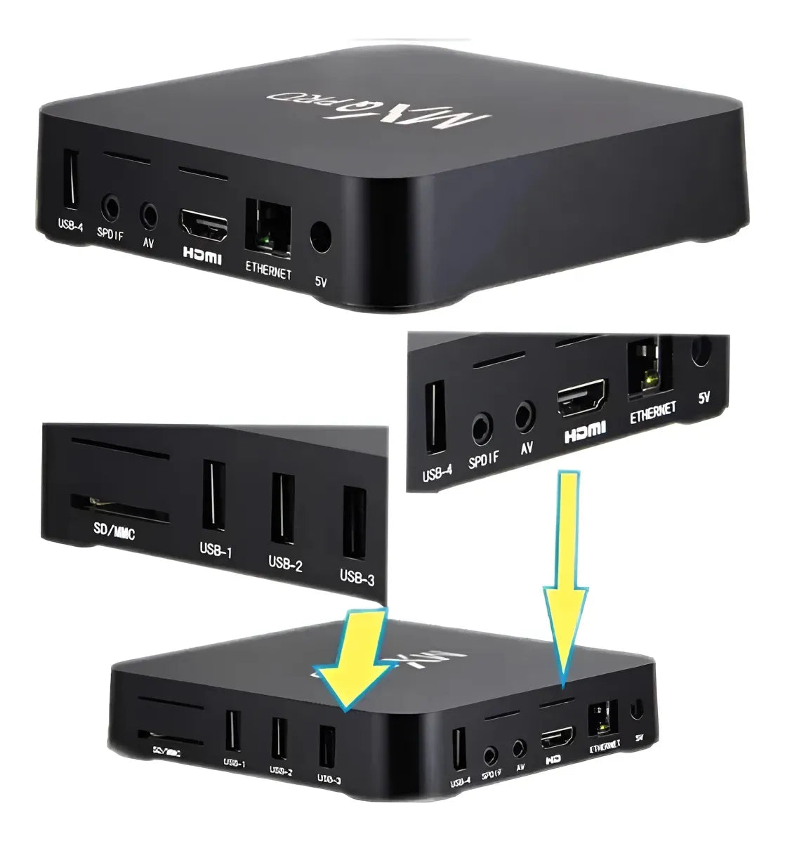 Tv Box Android 11.1 Dual Wifi 5g Magis Tv Streaming