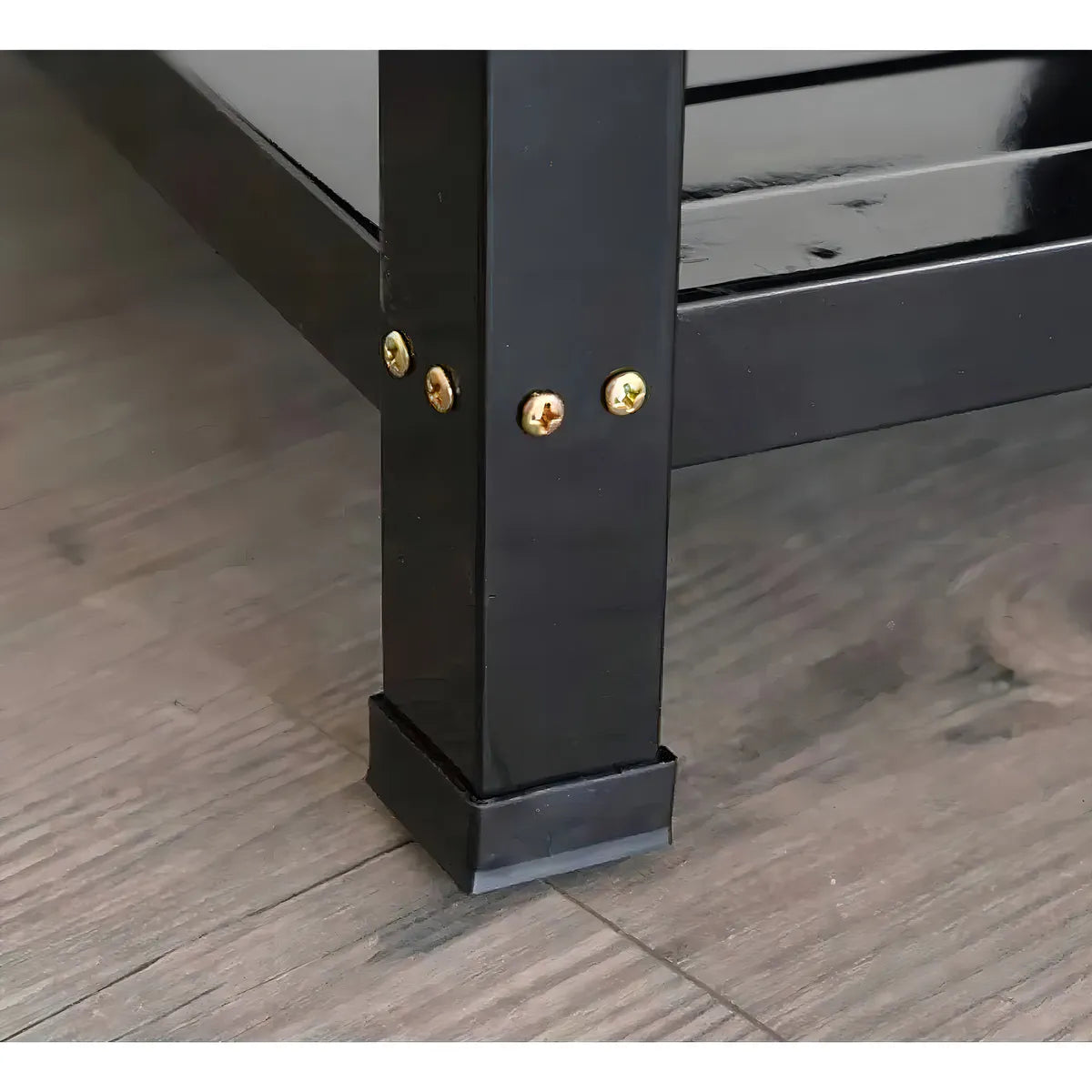 Cocina Encimera A Gas 4 Quemadores Con Repisas Color Negro 4 Patas Con Tapa Superior Boko Alta Calidad