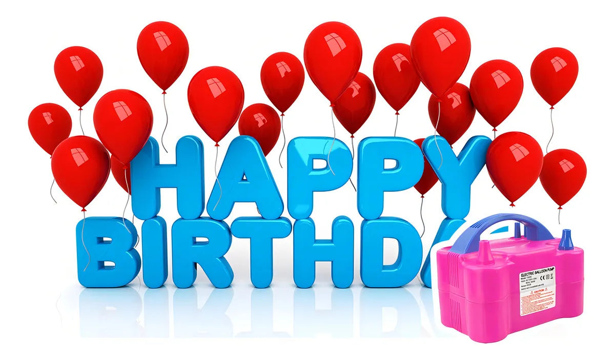 Inflador de Globos Electrico Rosa