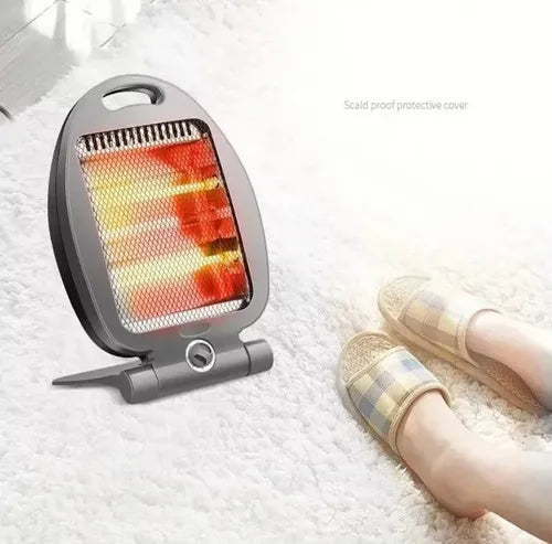 Calefactor Estufa Halógeno 800w Bajo Consumo Estufa Color Bl Blanco