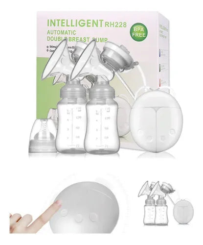 EXTRACTOR DE LECHE MATERNA ELECTRICO DOBLE BOMBA USB