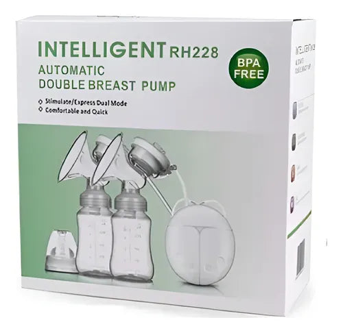 EXTRACTOR DE LECHE MATERNA ELECTRICO DOBLE BOMBA USB